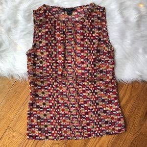 Banana Republic shirt sleeveless sheer top PXXS